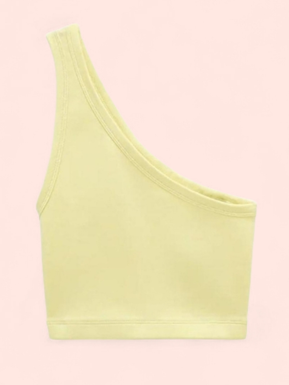 ⭐3/$25⭐NWT Zara One Shoulder Textured Crop Top